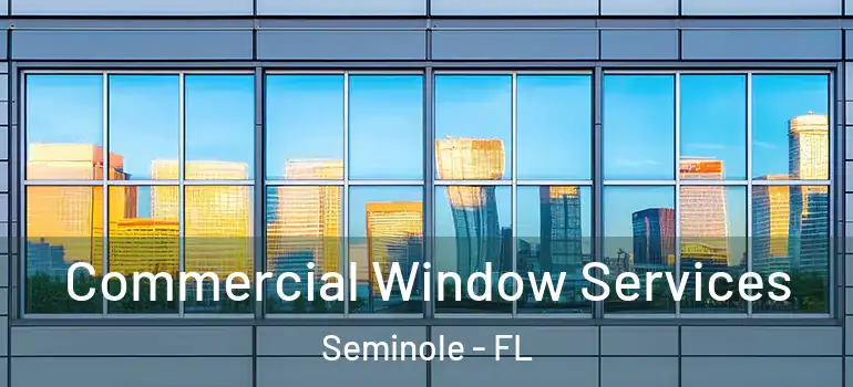 Commercial Window Services Seminole - FL