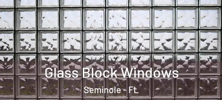 Glass Block Windows Seminole - FL