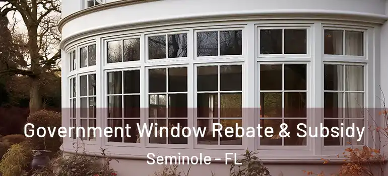 Government Window Rebate & Subsidy Seminole - FL