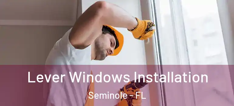 Lever Windows Installation Seminole - FL