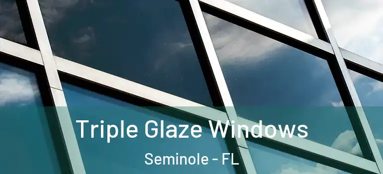 Triple Glaze Windows Seminole - FL