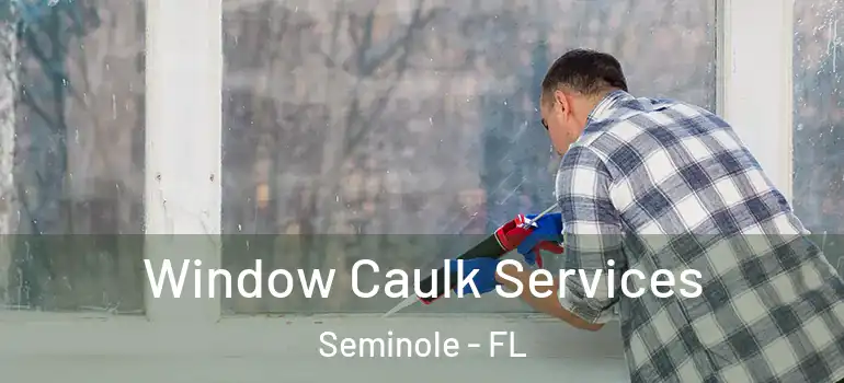 Window Caulk Services Seminole - FL