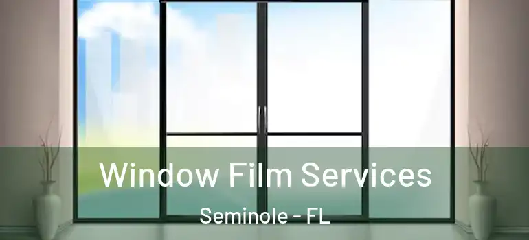 Window Film Services Seminole - FL