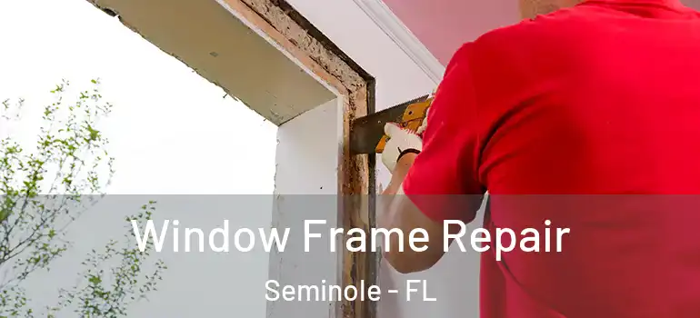 Window Frame Repair Seminole - FL