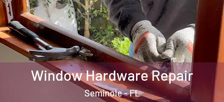 Window Hardware Repair Seminole - FL